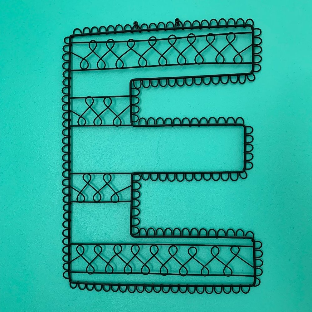 Pottery Barn wall decor letters